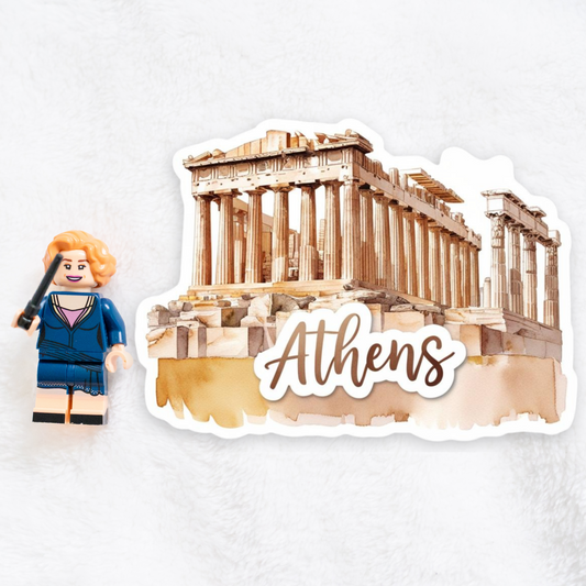Athens | Sticker | Watercolor Style