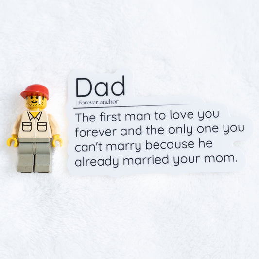 Dad | Quote | Sticker