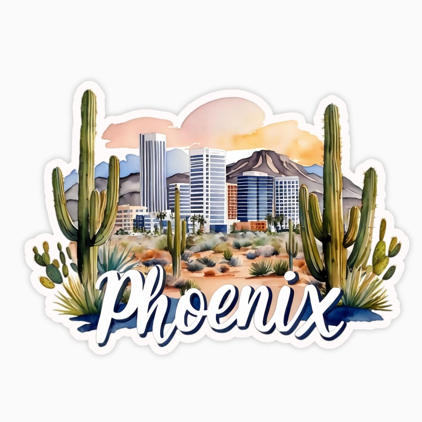 Phoenix | Sticker | Watercolor Style