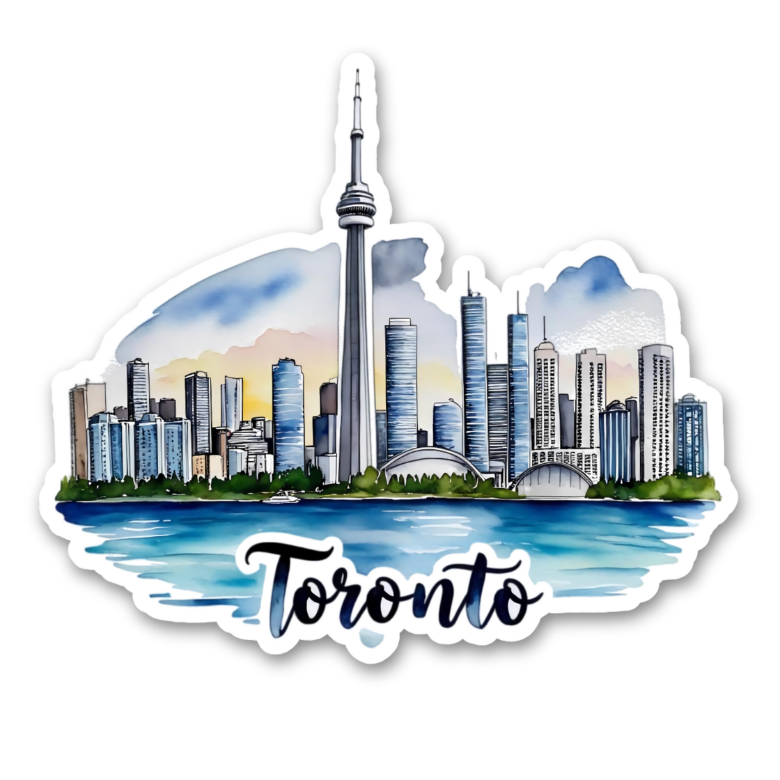Toronto | Sticker | Watercolor Style