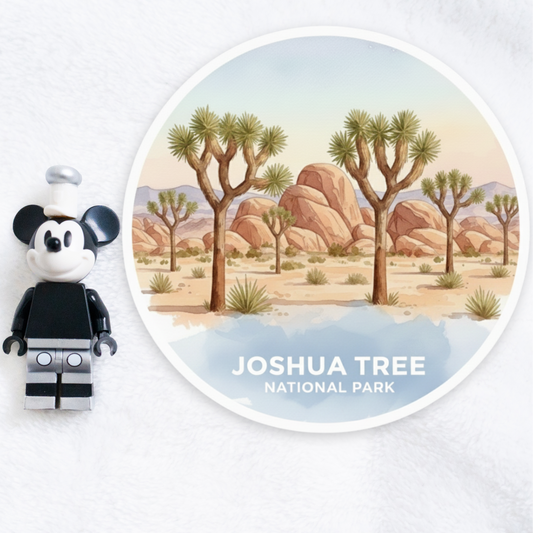 Joshua Tree National Park Watercolor Vinyl Sticker