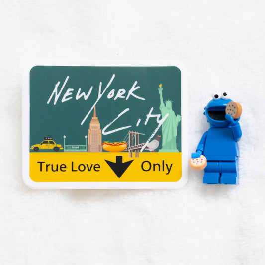 New York City Road Sign Vinyl Sticker