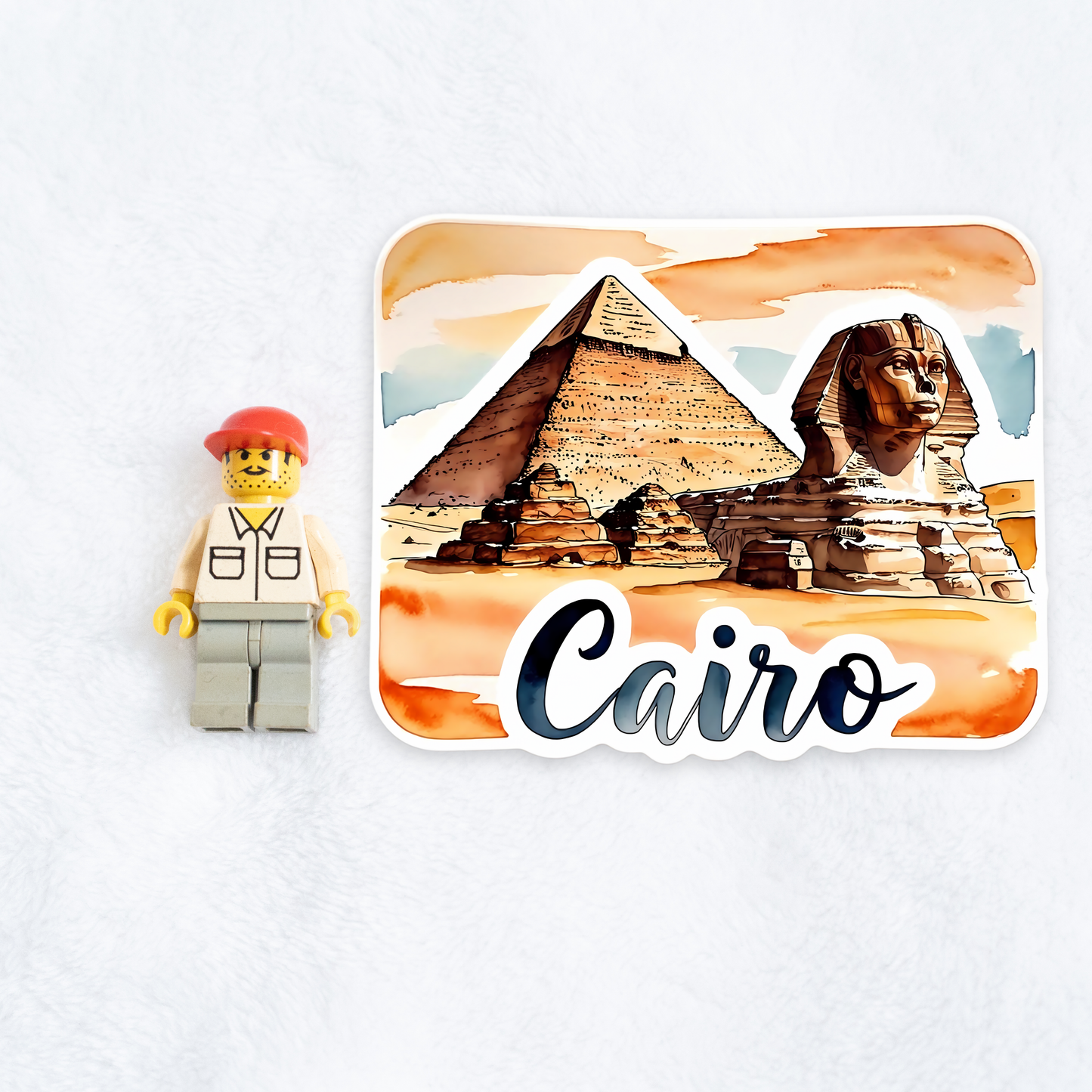 Cairo | Sticker | Watercolor Style