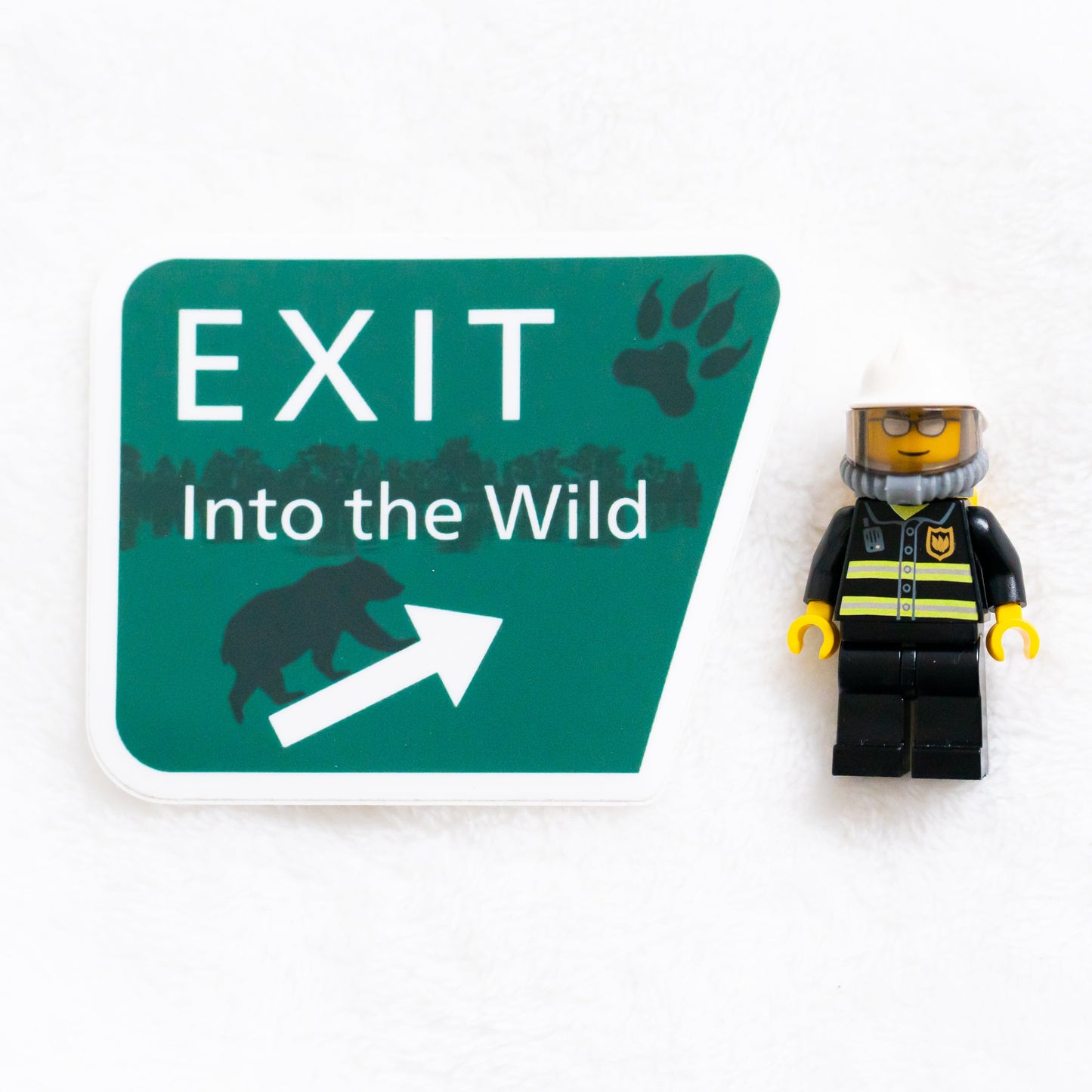 Exit Road Signs Vinyl Sticker