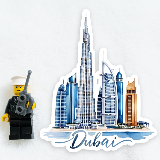 Dubai | Sticker | Watercolor Style
