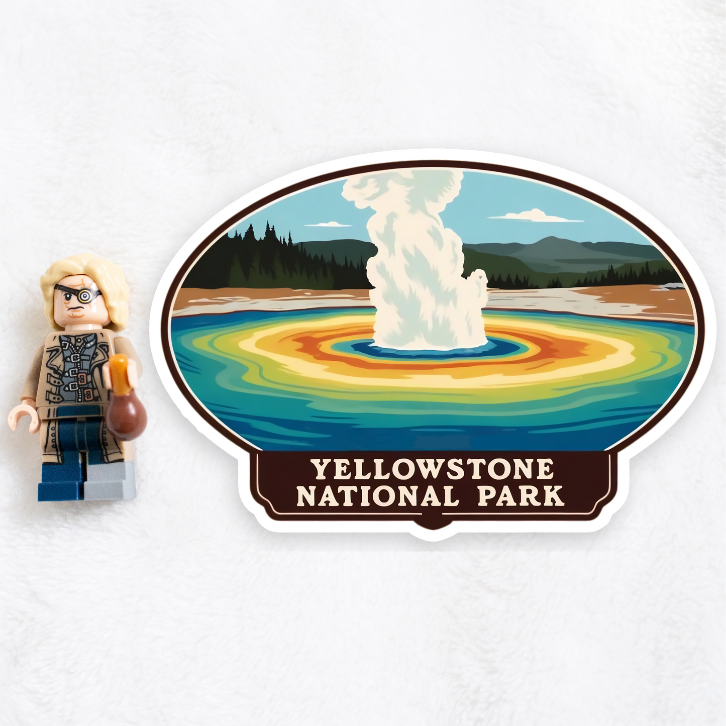 Yellowstone National Park | Sticker | Grand Prismatic Spring