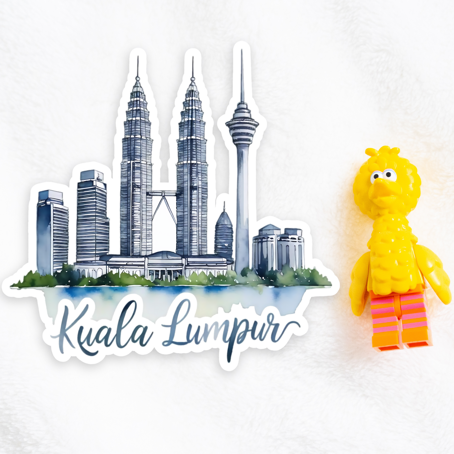 Kuala Lumpur | Sticker | Watercolor Style