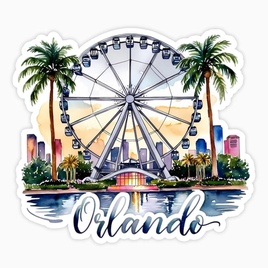 Orlando | Sticker | Watercolor Style