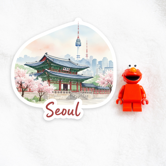 Seoul | Sticker | Watercolor Style
