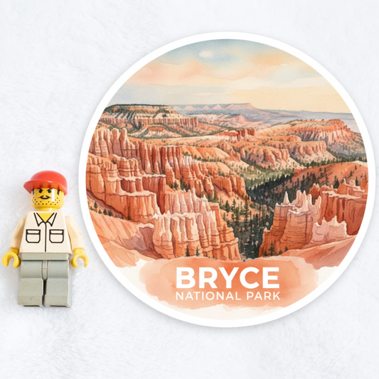 Bryce Canyon National Park Watercolor Vinyl Sticker