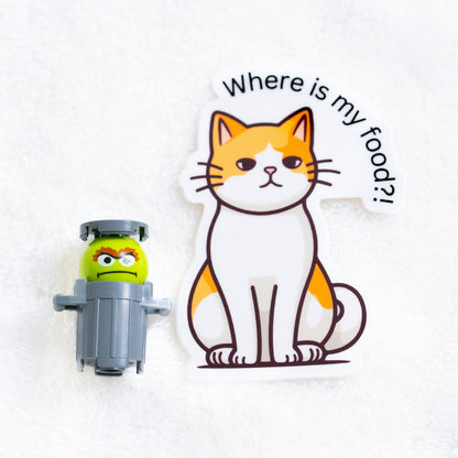 Where is my Food?! Vinyl Sticker