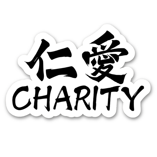 Charity Vinyl Sticker