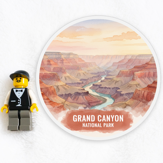 Grand Canyon National Park Watercolor Vinyl Sticker