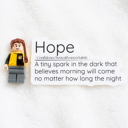Hope Quote Vinyl Sticker