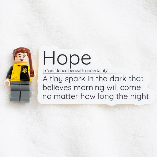 Hope Quote Vinyl Sticker