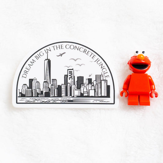 New York City the Concrete Jungle | Waterproof Vinyl Sticker