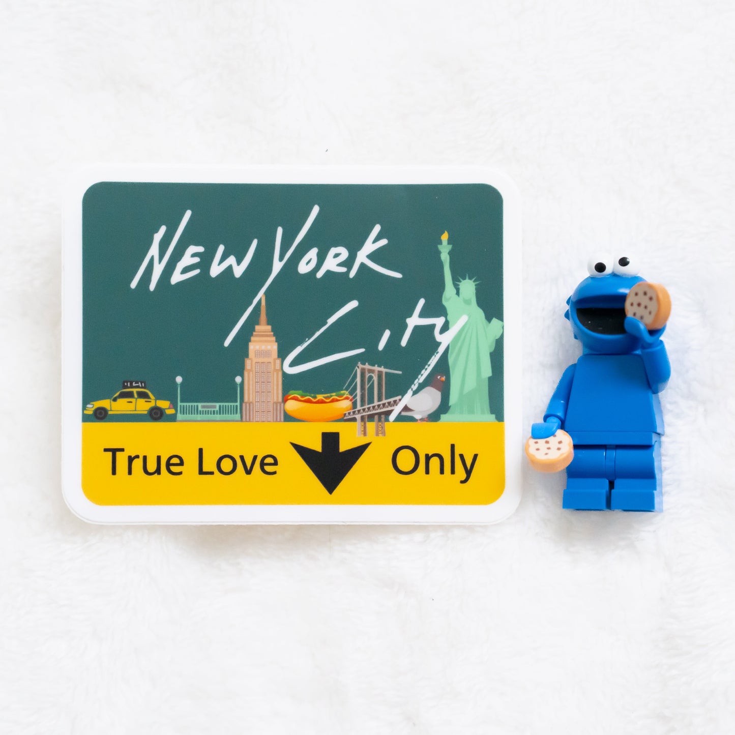 New York City Road Sign Vinyl Sticker