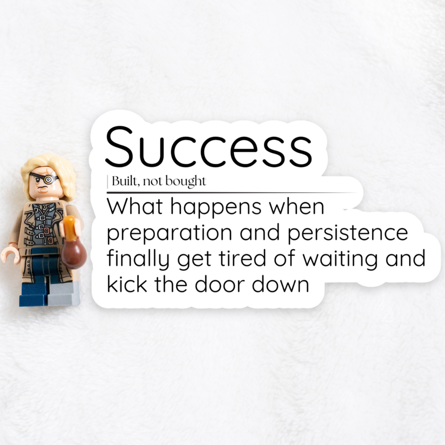 Success Quote Vinyl Sticker