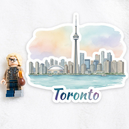 Toronto Watercolor Vinyl Sticker